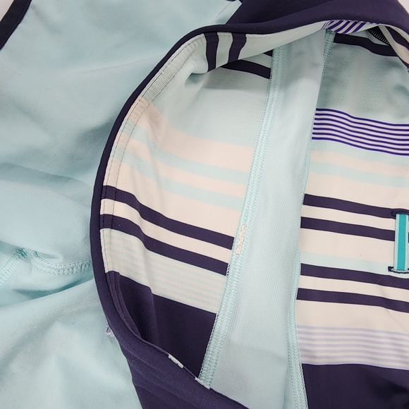 Lululemon Shades of Blue Run Times Shorts Sz 4 - Picture 6 of 6